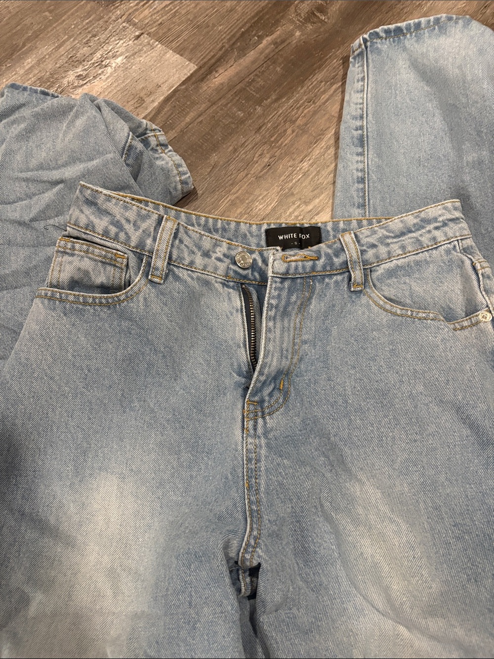 White Fox Boutique Light Blue Relaxed Men’s Jeans